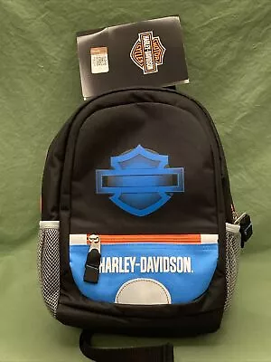 New Genuine Harley Davidson 99849blu Blue Patrol Mini Backpack • $51.54