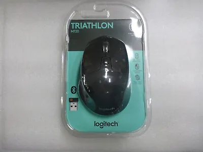 $59 • Buy Logitech M720 Triathlon Black Multi-Computer Wireless USB Optical Sensor Mouse