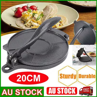 Tortilla Maker Press Cast Iron Corn Tortillas Dough Tool Pressing Kitchen Tool K • $28.99