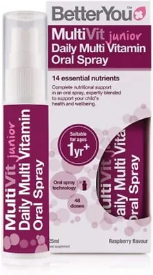 BetterYou Multi Vitamin Junior Daily Oral Spray MultiVit 25ml • £7.24