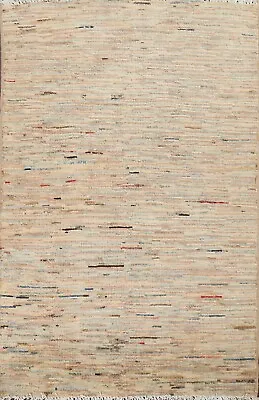 $124 • Buy Abstract Gabbeh Modern Oriental Area Rug Hand-knotted Wool Foyer Carpet 2x4 Ft