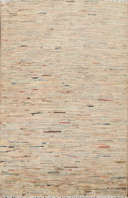 $124 • Buy Abstract Gabbeh Modern Oriental Area Rug Hand-knotted Wool Foyer Carpet 2x4 Ft