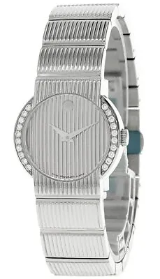 New MOVADO Concerto QTZ Stainless Steel Silver Dial Women's Watch 0604529 • $895.50