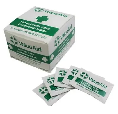 £21.99 • Buy Alcohol Free Wipes - Sterile, Wound, Cuts. Piercing, Tattoo, Nail - Fast P&P