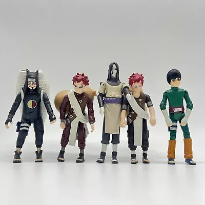 Naruto Action Figure Lot Of 5 Gaara Gourd Kishimoto Orochimaru Kankuro Loose Toy • $69.99