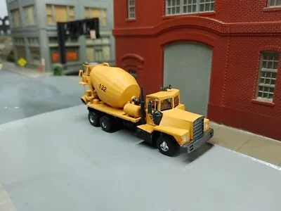 1/87 HO Scale Mack DM800 Concrete Truck. Custom Built Resin 3D Printed Model. • $49.95