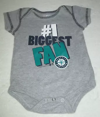 MLB Genuine Team Athletics Seattle Mariners One Piece Infants Baby Size 0-3M • $5