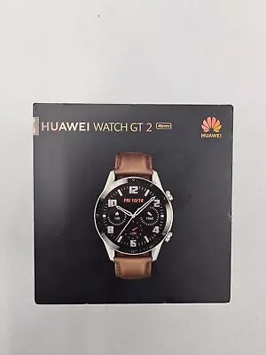 Huawei Watch GT 2 (46mm) Pebble Brown 4GB Bluetooth Smartwatch (FREE SHIP) • $175