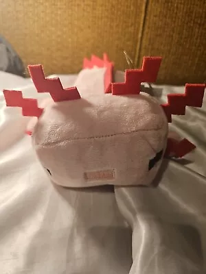 Minecraft Axolotl Plush Mojang Mattel 9” Stuffed Animal Caves Cliffs NEW W/Tags • $14.99