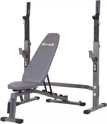 Olympic Weight Bench With Squat Rack Included Two Piece Set Workout Bench • $149