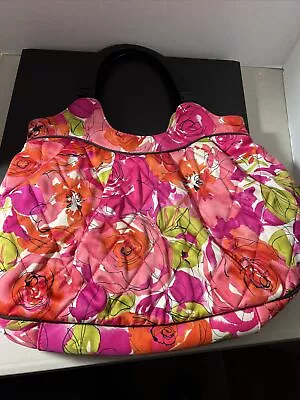 NWT Limited Edition Vera Bradley Vivien Vintage Rose Quilted Hobo Handbag  • $16.99