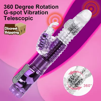 Rabbit Vibrator G-spot Thrusting Massager Dildo Adult Sex Toys For Women Female • $9.95