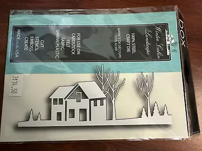 Memory Box Landscape Winter Cabin Landscape Die ~ A2 • $12.99