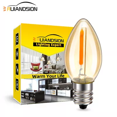 4/10 Pack E12 E14 LED Candle Light Bulbs Vintage Chandelier Candelabra Bulb 220V • £11.99