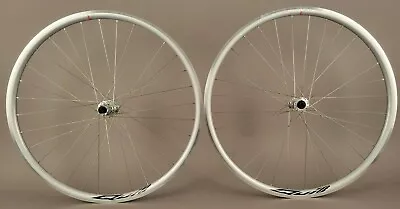 Velocity Silver Quill Rims Road Bike Wheelset Miche Hubs 9-12 Speed Campagnolo • $479