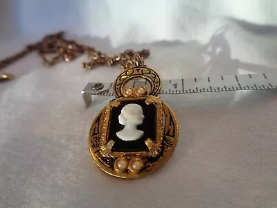 Antique Victorian Revival Necklace Costume Jewelry Designer MONET • $17.77