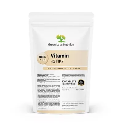 Vitamin K2 MK7 Menaquinone-7 200mcg Tablets • $69.62