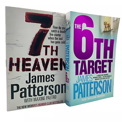 James Patterson Large Paperback Book Bundle Womens Murder Club Thriller Fiction • $23.25