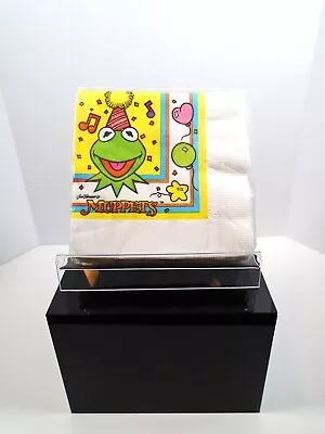 NOS Vintage Kermit Frog 16 Party Napkins 3 PLY B-Day CA Reed The Muppets Henson • $9.99