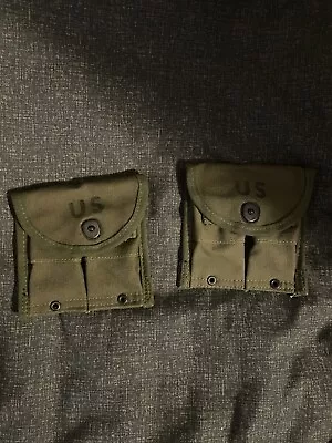 Original US WW2 Korean War M1 Carbine Pouches • £35