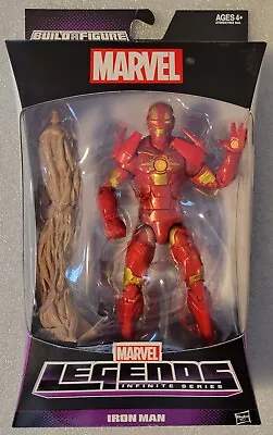 Marvel Legends Guardians Of The Galaxy Iron Man 6  Figure BAF Groot NEW Hasbro • $19.99