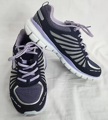 Skechers Tone-Ups Run Womens Size 7.5 Lavender & Navy  • $25