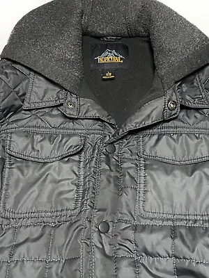 Pacific Trail Boys / Youth Quilted Jacket With Fleece Hood Size Large Snap Close • $16.75