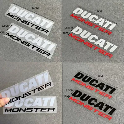 Motorcycle Fuel Tank Emblem Decals For Ducati MONSTER Bike Car Badge Stickers • $10.93