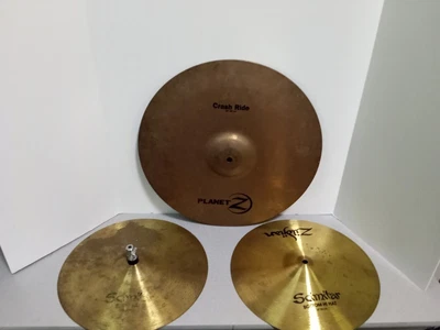 $78.88 • Buy Zildjian Planet Z Crash Ride 18  / 45CM Cymbal & Scimitar Top And Bottom Hat