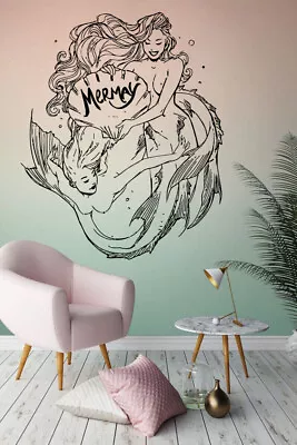 Wall Vinyl Sticker Decal Mermaid Sexy Girl Fish Taill Decal Custom Stickers G184 • $27.99