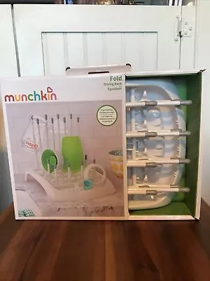 New Munchkin Fold & Store Folding Baby Bottle Drying Rack Gray / Grey • $8