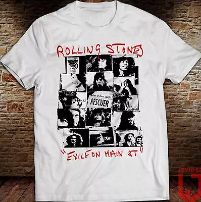 The Rolling Stones Exile On Main St Mick Jagger Keith Richards Rocks Off Shirt • $16.97