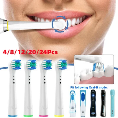 $9.99 • Buy Braun Oral-B PRECISION CLEAN Toothbrush Replacement Brush Heads 4-20Pack GENUINE