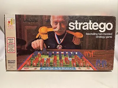 Vintage STRATEGO Board Game By Milton Bradley 1970 - 100% Complete! • $22.20