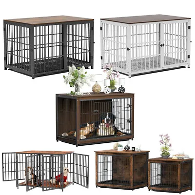 XL Dog Crate Furniture-Style Cages Heavy Duty Super Sturdy Dog Kennels End Table • $239.91