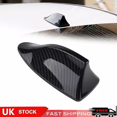 £6.39 • Buy Carbon Fiber Style Car Shark Fin Aerial Antenna Mast Roof AM/FM Radio Signal