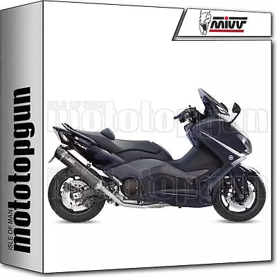 Rc Full System Exhaust Steel Black Stronger Mivv Yamaha T-max Tmax 530 12/16 • $607