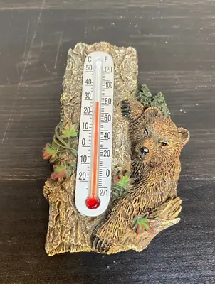 Acu-rite Precision Instrument Thermometer Celsius+F Bear Vintage • $17