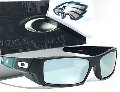 NFL Oakley GASCAN Philadelphia EAGLES POLARIZED Galaxy Chrome Sunglass 9014 • $128.87