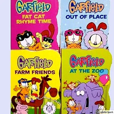 GARFIELD The CAT JOHN & ODIE Early Reader BOARD BOOK Pre-K 4 Varieties NEW! • $7.99