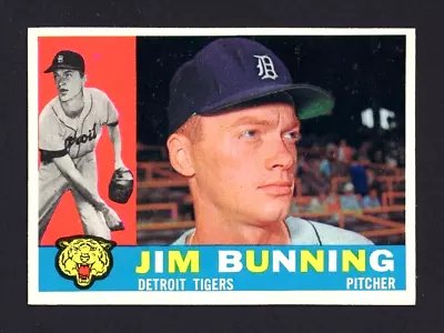 1960 TOPPS JIM BUNNING #502 NrMt/Mt • $75