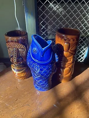 Kahiki Tiki Mug And Two Others Trio Supper Club Plus Two From Cbus Restaurant • $60