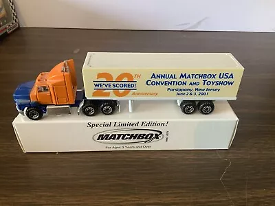 Matchbox Convoy Ford Aeromax Box Truck “20th Annual Matchbox USA Convention” • $32