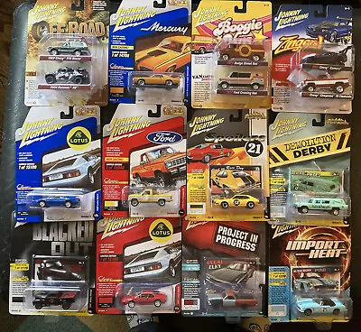 Assorted (Make Model Year) JOHNNY LIGHTNING CARS (1:64)  - **YOU PICK*  New! • $9.95