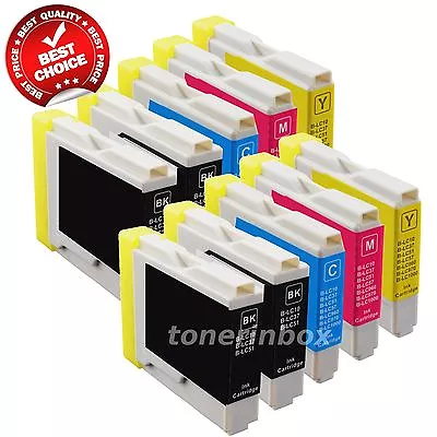 10 Pack New Ink Cartridge For Brother LC51 LC-51 MFC-465CN MFC-3360C MFC-5460CN • $13.88