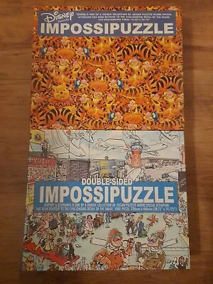 2 Impossipuzzle Jigsaw Puzzles. Tigger/Airport & Elephants. Unchecked. • £2.99