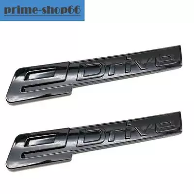 2pcs Gloss Black Electric Hybrid EDrive Emblem Badge For I3 I4 I7 I8 E Drive • $24.93