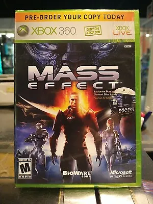 Mass Effect (Microsoft Xbox 360) Game NEW FACTORY SEALED FREE SHIPPING • $24.99