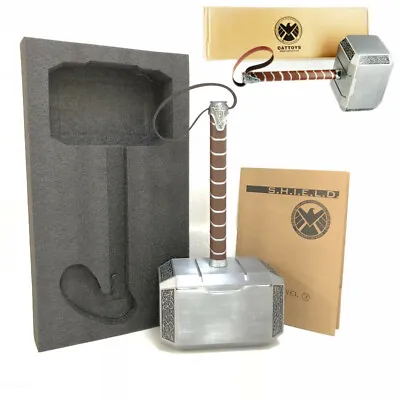 Cattoys Full Metal 1:1 Replica The Avengers Thor Hammer Props Cosplay In Box • $238.99