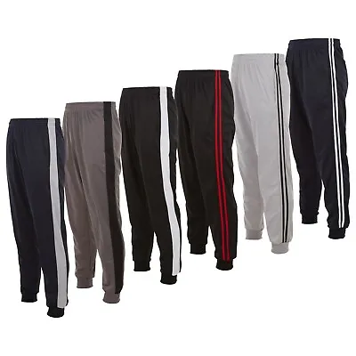 Men's Slim Fit Fleece Lined Casual Jogger Track Pants Sweatpants Gym Activewear • $11.95